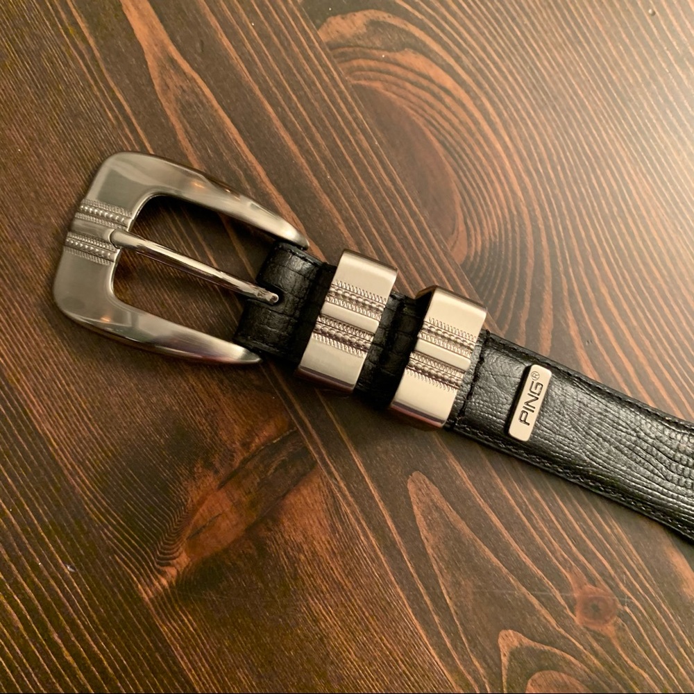 NWOT Ping Leather Dress Belt